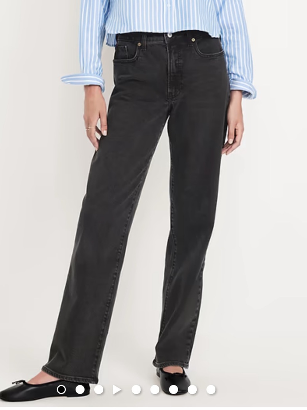 Old Navy Women’s High Rise O.G. Loose Jeans - Black